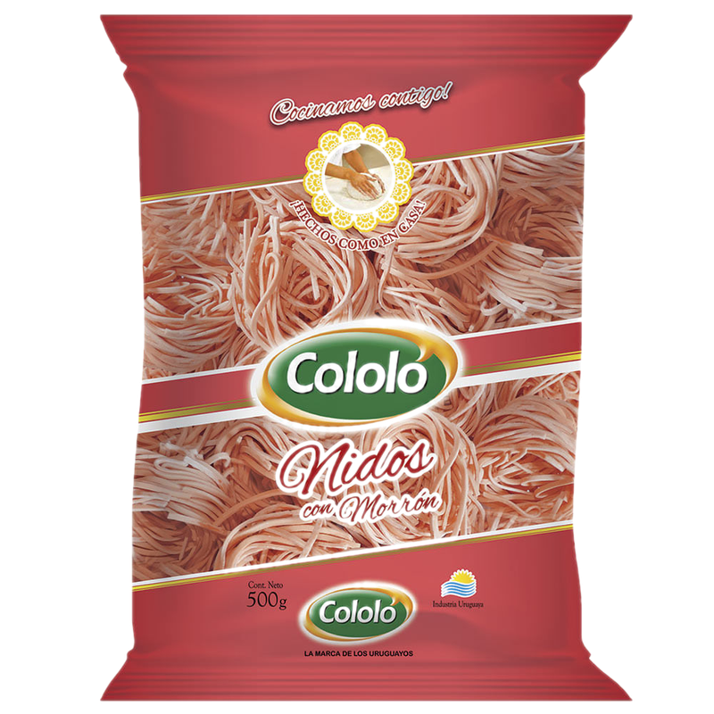 Fideos Nido Cololó Con Morrón 500 G