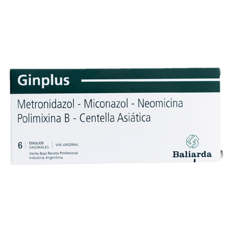 Ginplus Ovulos 6 Unidades