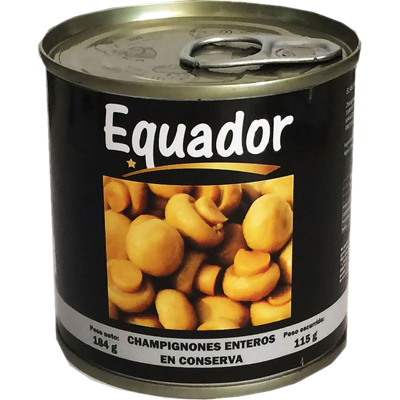 Champiñón Equador Entero 184 G