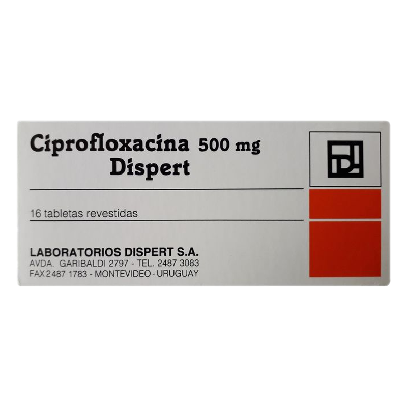 Ciprofloxacina 500 Mg X 16 Comprimidos