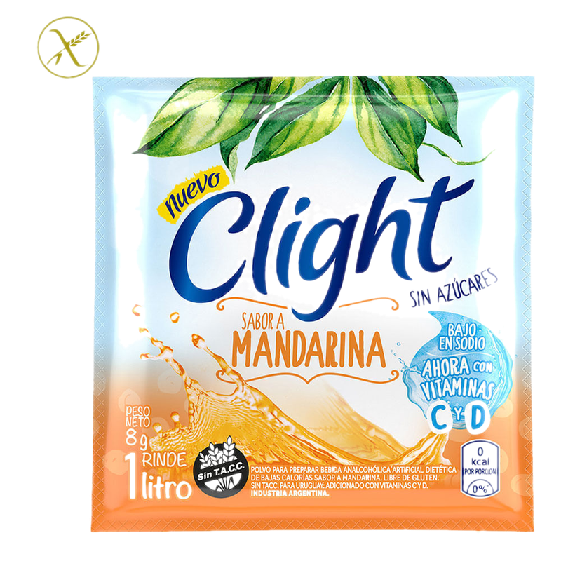 Jugo Clight Sabor Mandarina Sin Azúcar 9 G