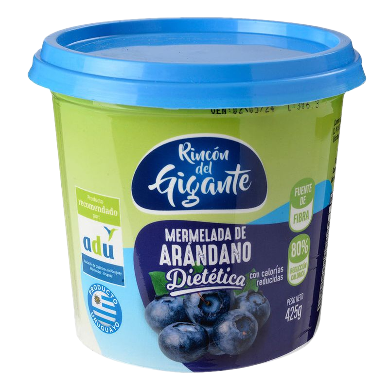 Mermelada Arandano Diet Rincon Del Gigante 425 G