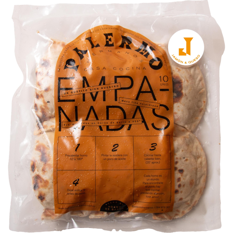 Empanadas Palermo Hermanos De Jamón Y Queso 10 Unidad