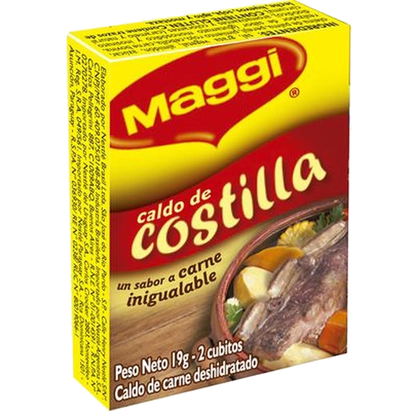 Caldo De Costilla Maggi (19 G) 2 Unidades