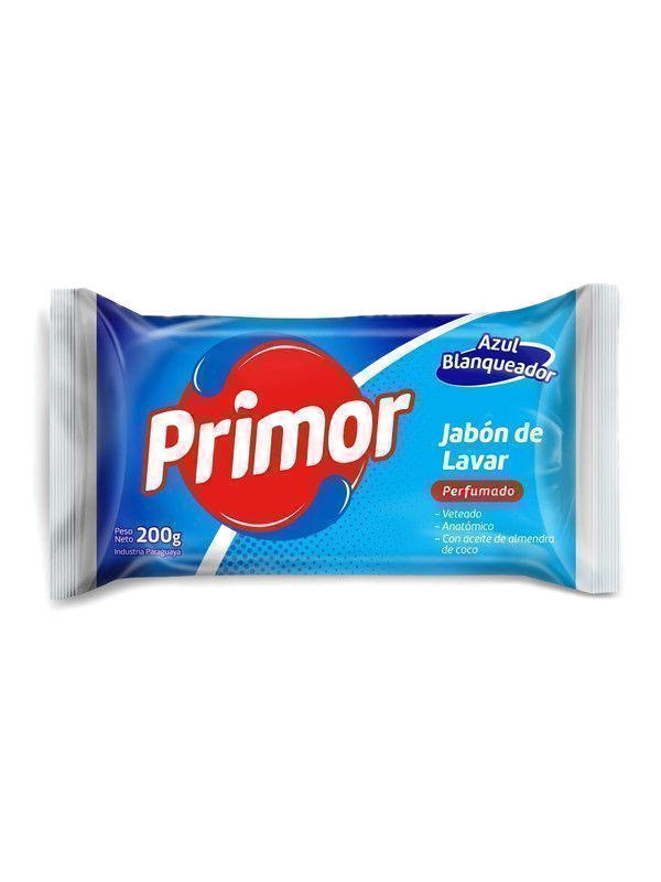 Jabon Barra Glicerina Primor 200 G Azul