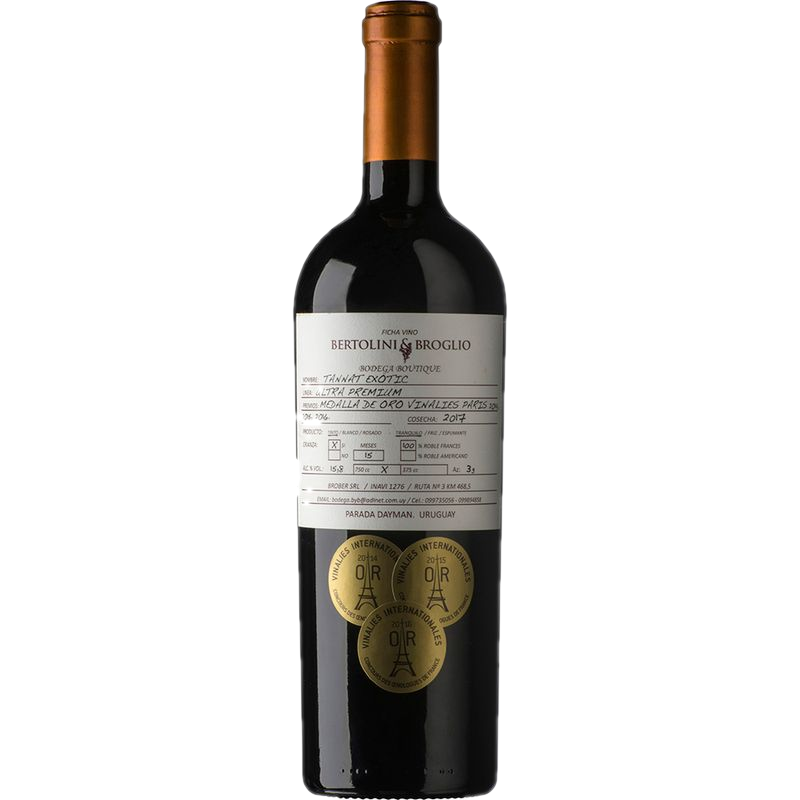 Tinto Tannat Exotic Bertolini & Broglio 750 Ml