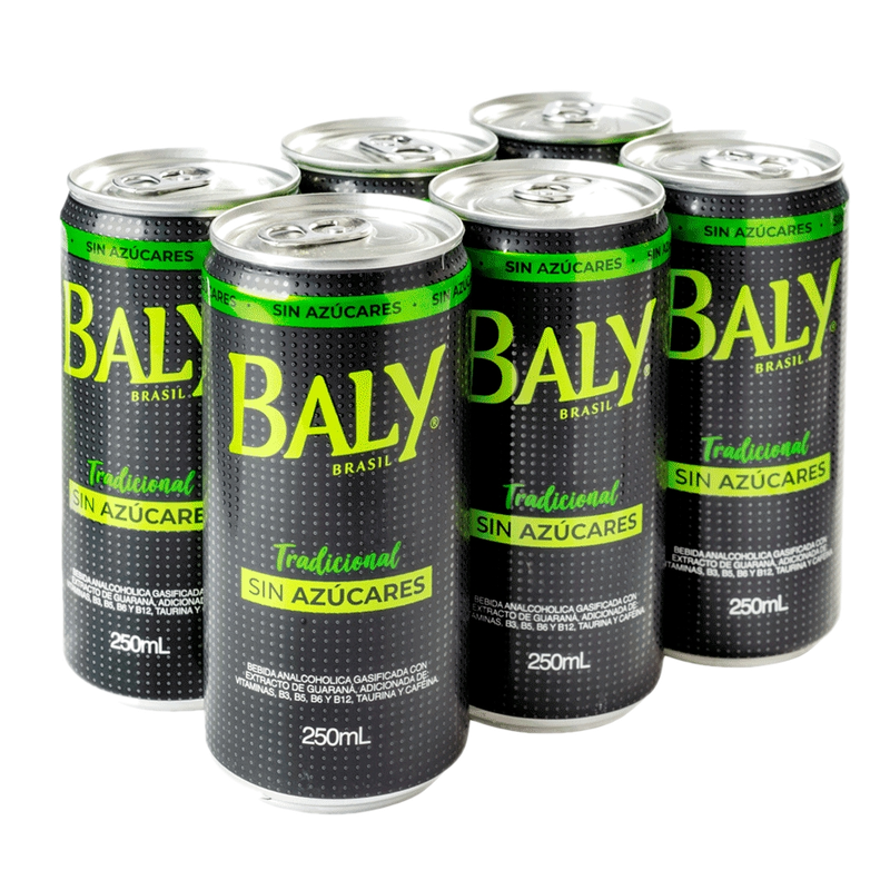 Bebida Energizante Sin Azúcar Baly 250 Ml