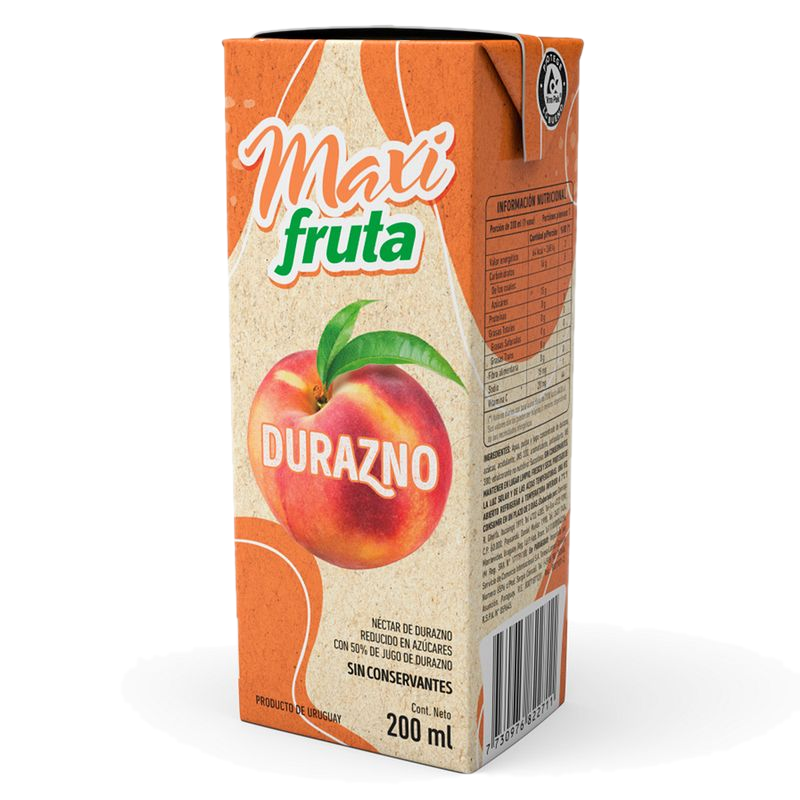 Jugo Durazno Maxifruta 200 Ml