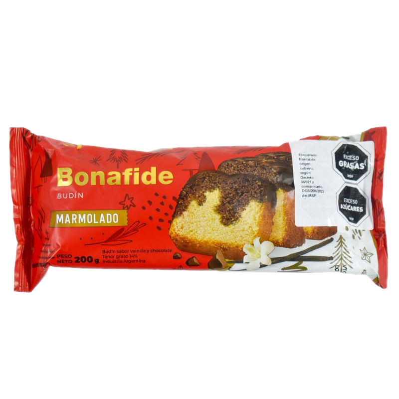 Budín Bonafide Marmolado 200 G
