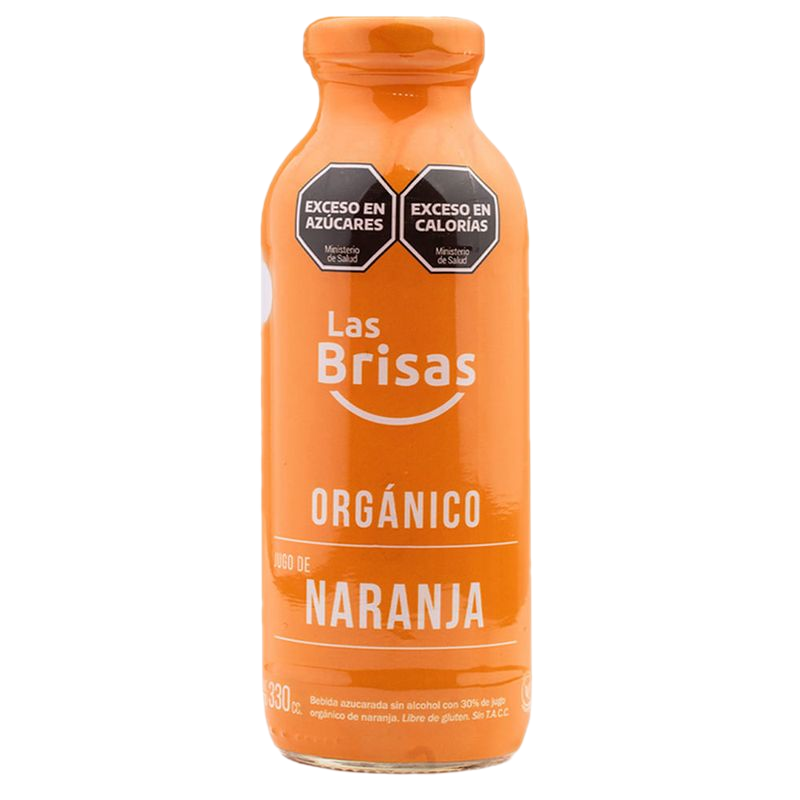 Jugo Orgánico Las Brisas Naranja 330 Ml