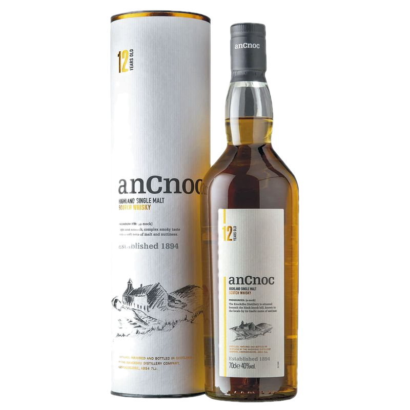 Whisky Escocés Ancnoc 12 Years Single Malt 700 Ml