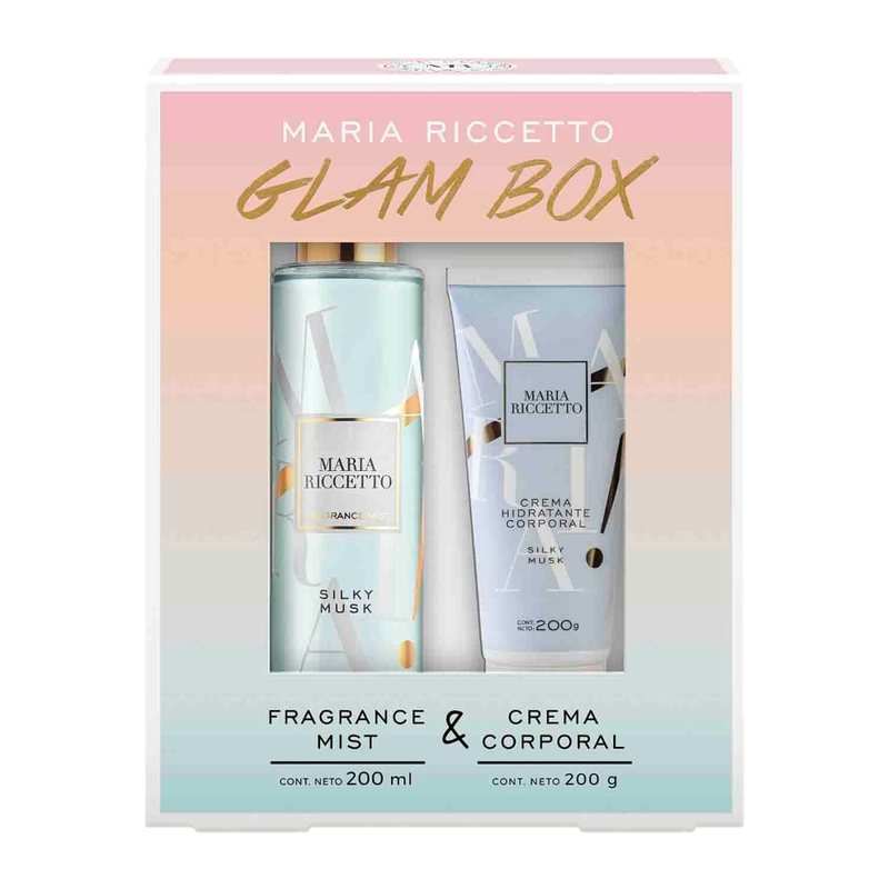 Set María Riccetto Silky Musk Fragrance Mist 200 Ml + Crema Corporal 200 Ml