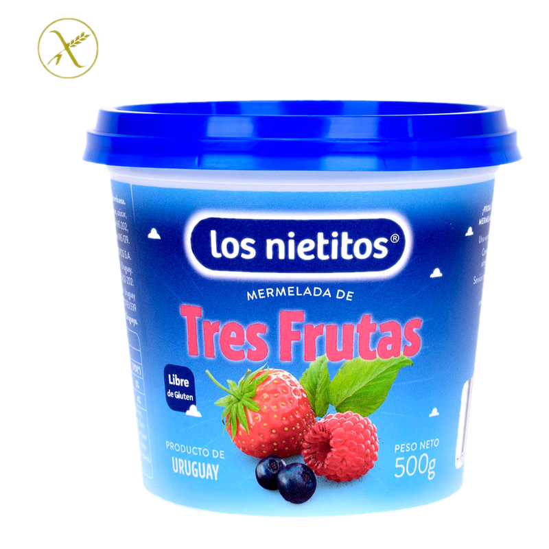 Mermelada De Tres Frutas Los Nietitos 500 G