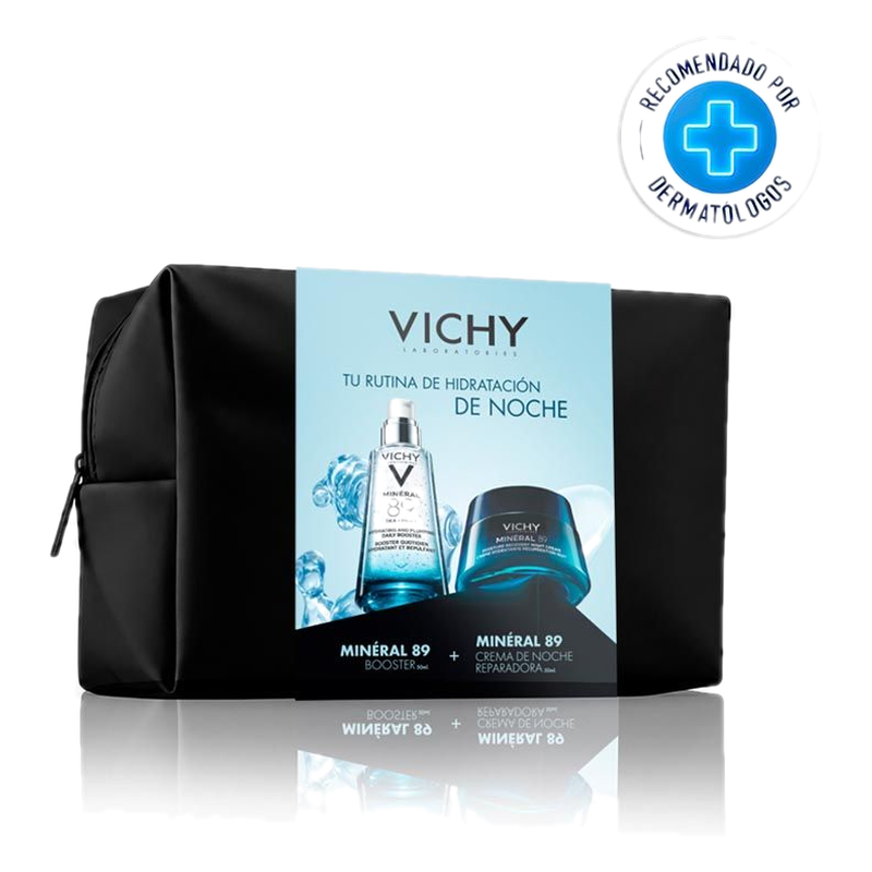 Set Vichy Minéral 89 Booster + Crema De Noche Reparadora 50 Ml