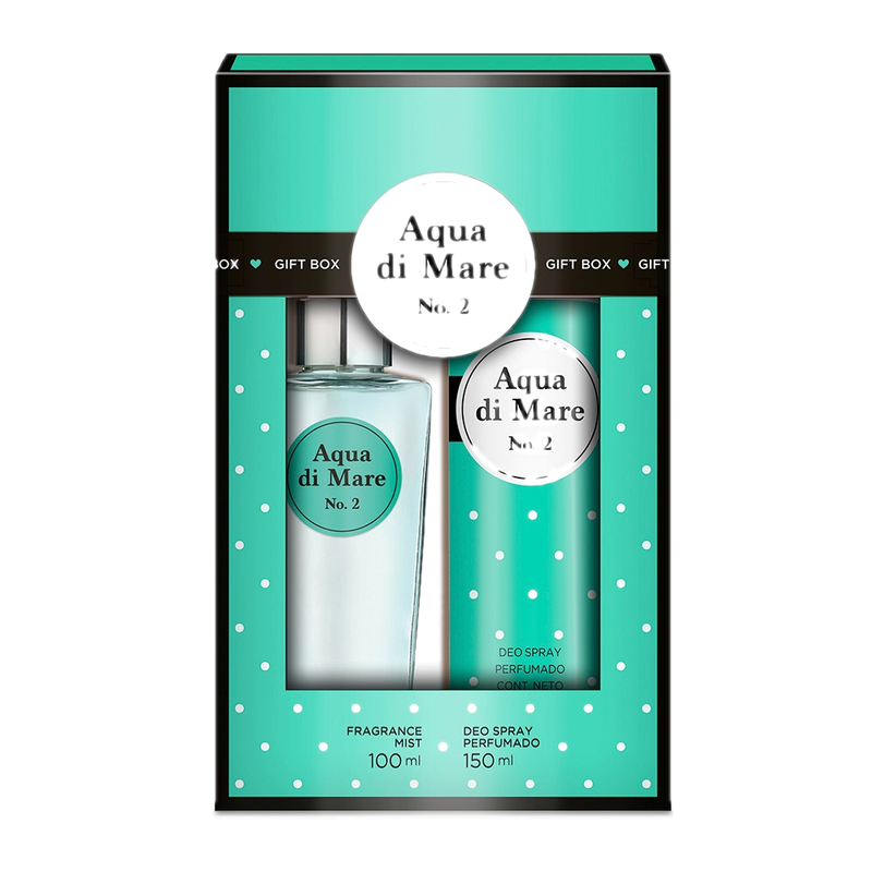 Pack Perfume Aqua Di Mare N°2 100 Ml + Desodorante150 Ml
