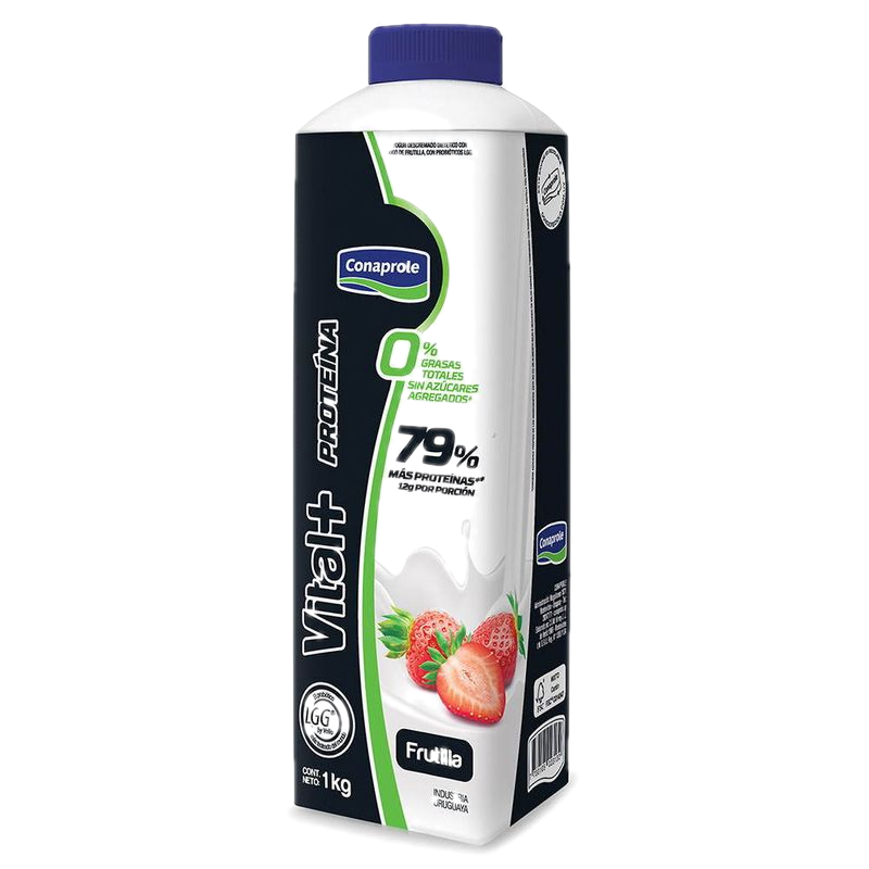 Yogur Vital + Frutilla Con Proteína 1 Kg