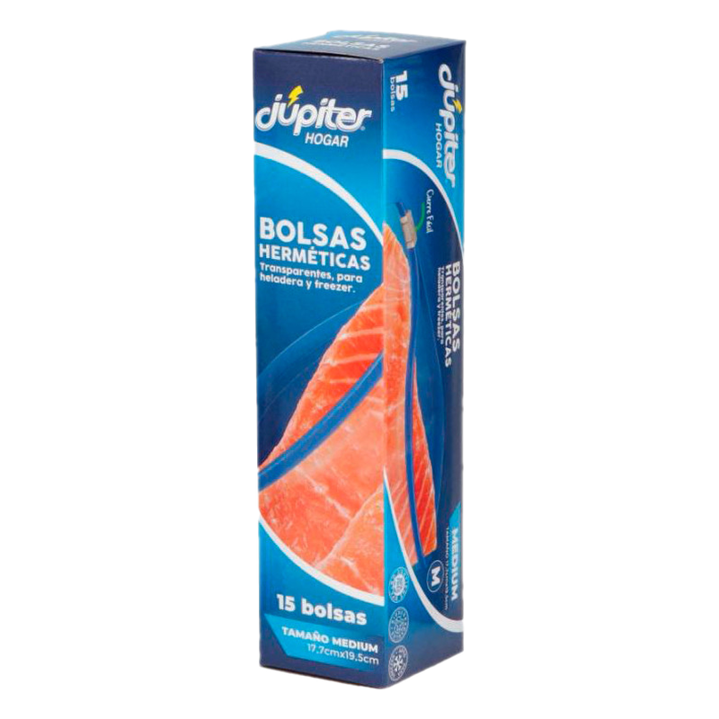 Bolsas Herméticas Júpiter Medianas 15 Unidades