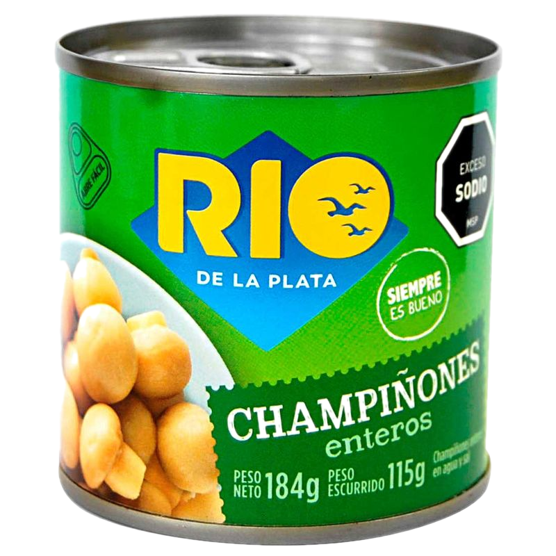 Champiñones Enteros Rio De La Plata 184 G